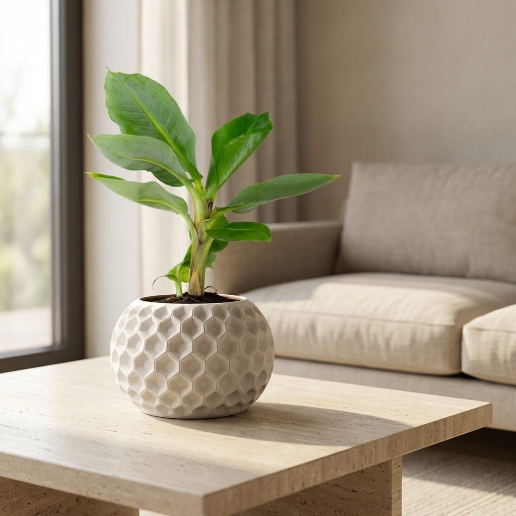 Yvara 3D – nowoczesna doniczka z druku 3D wykonana z biodegradowalnego PLA, stworzona z myślą o wyjątkowych wnętrzach -salon.jpg