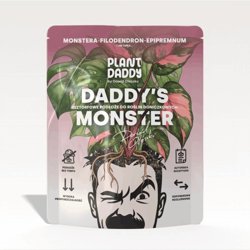 PODŁOŻE SPECJALISTYCZNE | DADDY'S MONSTER  |  monstery, filodendrona, epipremnum 3L | PLANT DADDY