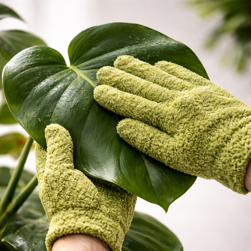 Czyszczenie liścia Monstery deliciosa.png