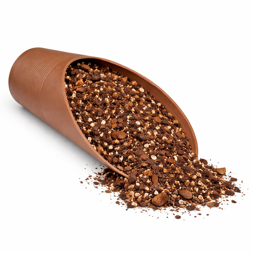 Brązowa łyżka i ziemia doniczkowa.png