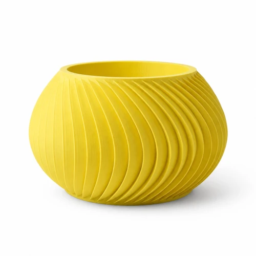 Designerska doniczka Felira 3D, spiralna, w 10 kolorach