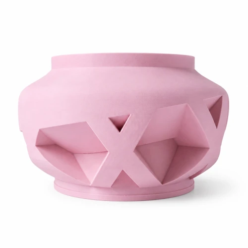 Designerska doniczka Lunari 3D, z wycięciami, w 10 kolorach
