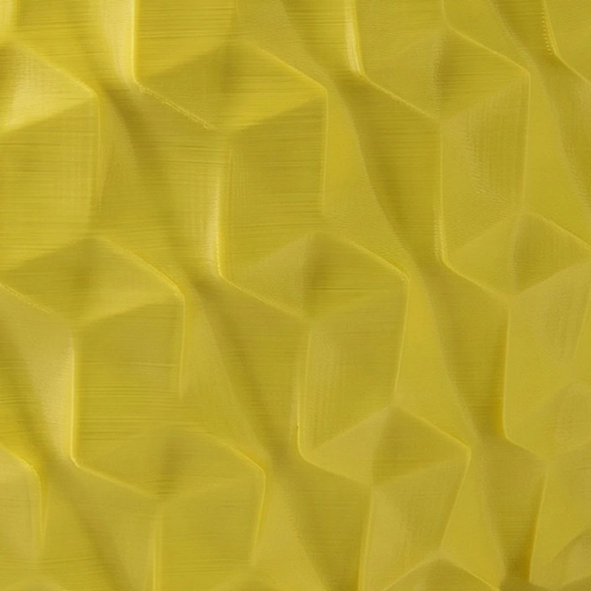 Doniczka Sirella 3D, kolor żółty, zbliżenie faktury