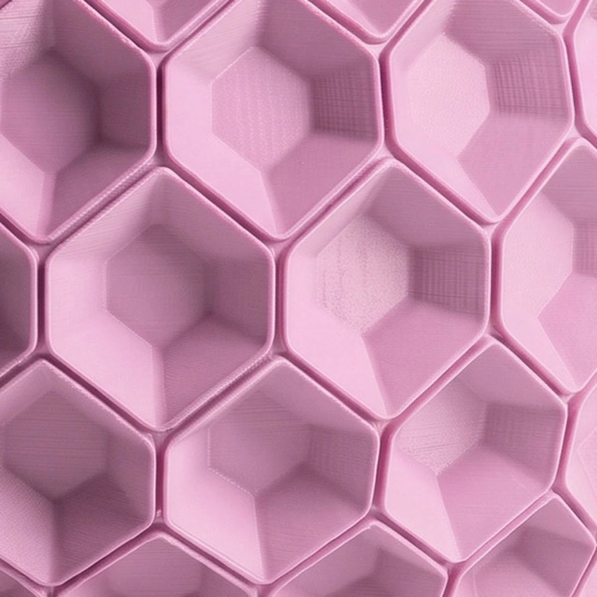 Doniczka Yvara 3D, kolor pudrowy róż, zbliżenie faktury