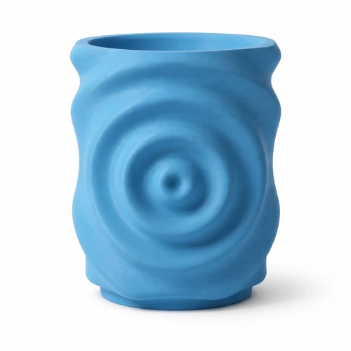 Designerska doniczka Zafira 3D, falowana, w 10 kolorach