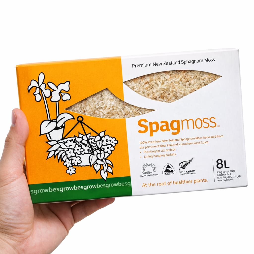 Besgrow mech torfowiec sphagnum Spagmoss Classic 100G 8L