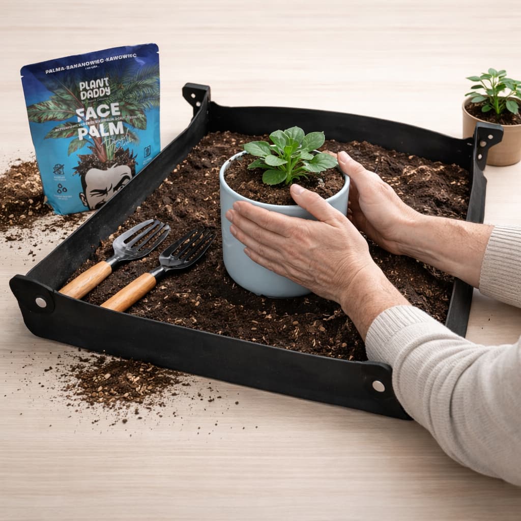 Herbgarden Tidy Pad 75 x 75 cm mata do przesadzania roślin