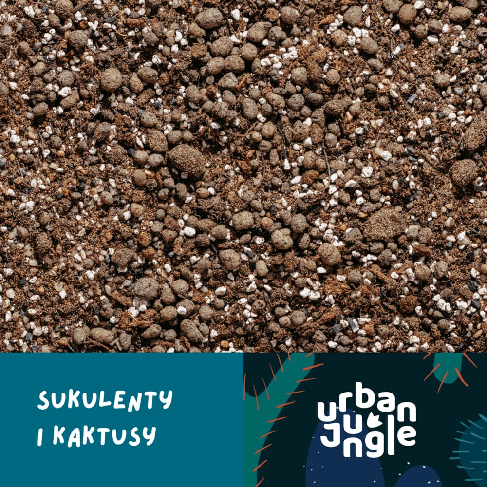 Gwarancja jakości podłoża Urban Jungle do sukulentów i kaktusów.