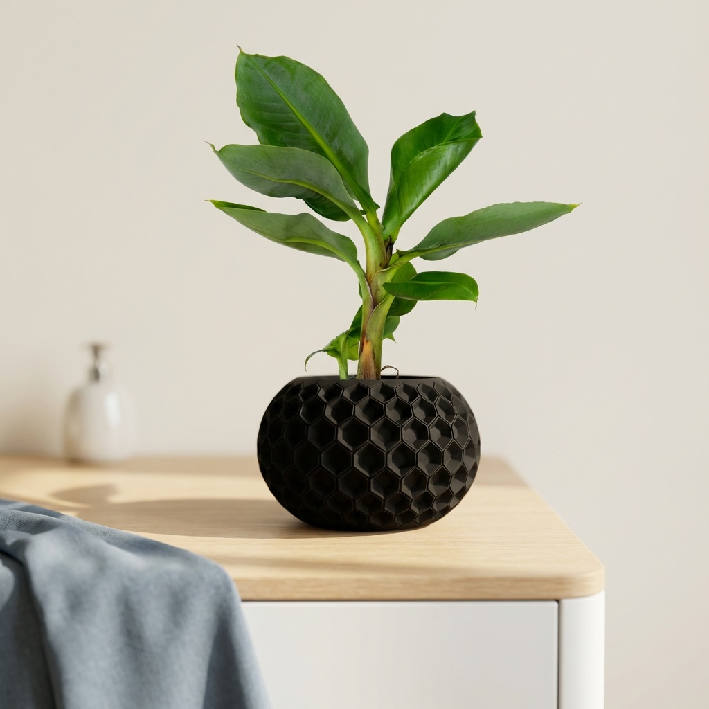 Doniczka Yvara 3D – futurystyczna doniczka z PLA